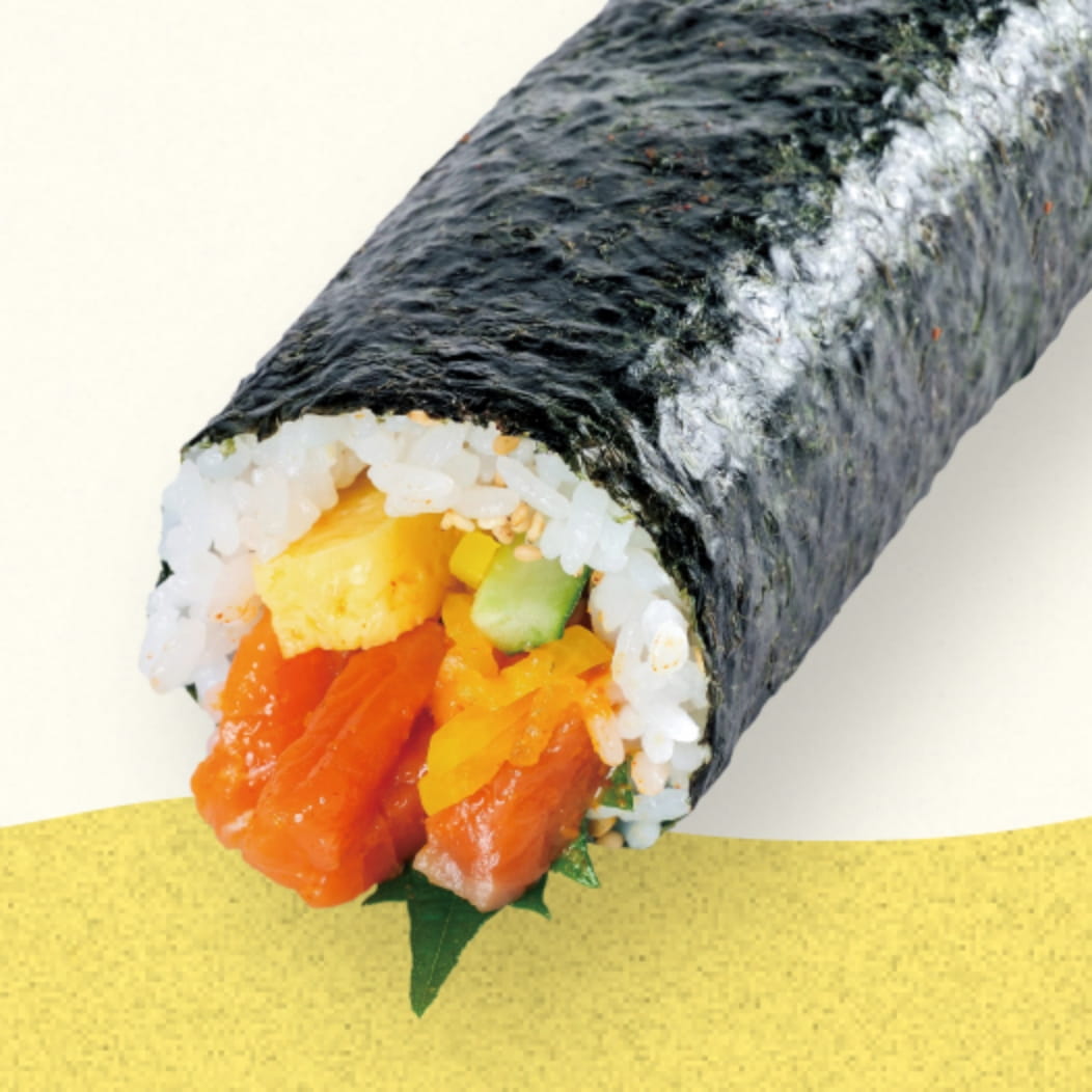 【数量限定】〈豊田東高校コラボ恵方巻〉ピリ辛サーモンユッケ巻